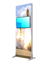 Light Box Module - 3' x 8' with Monitor Mount - Godfrey Group
