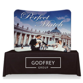 Tension Fabric 6' Curve Table Top - Godfrey Group
