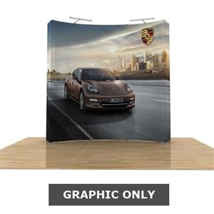 Replacement Fabric Graphic for 8' Curve Pop Up Wall - Godfrey Group
