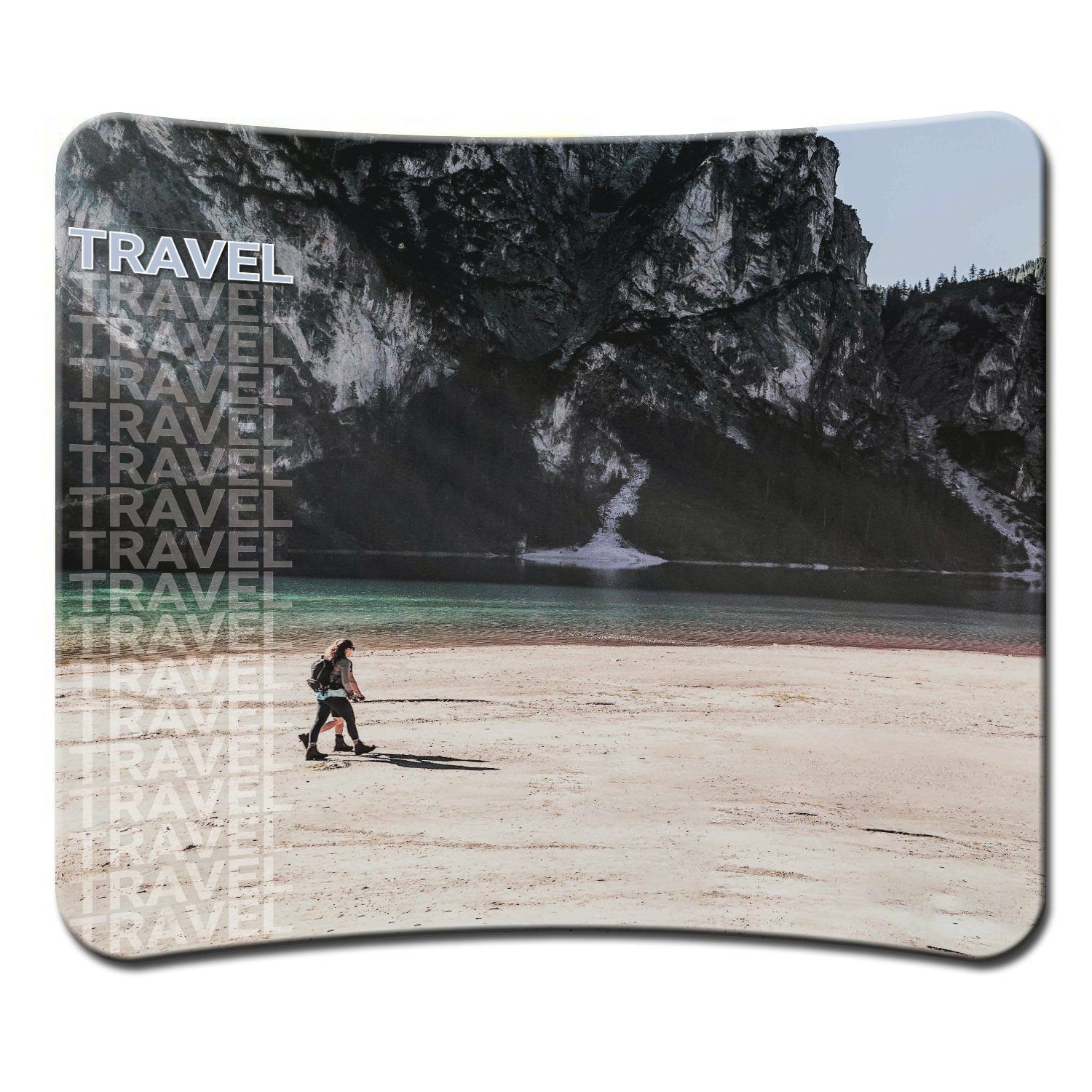 8' Tension Fabric Curve Wall - Godfrey Group