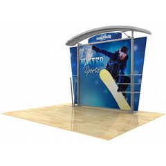 10' Modular Hybrid Display With Arch Top - Godfrey Group