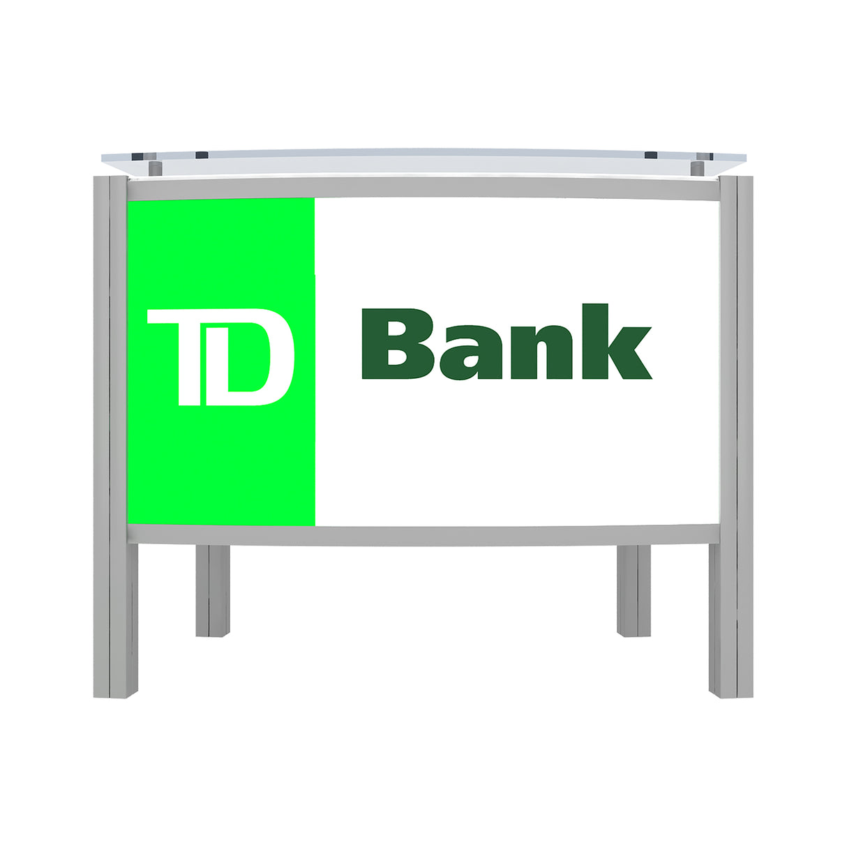 Backlit Counter with Locking Storage - 50"