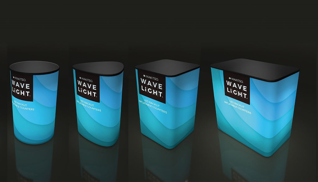 WaveLight Backlit Inflatable Counters - Available in Three Shapes ...