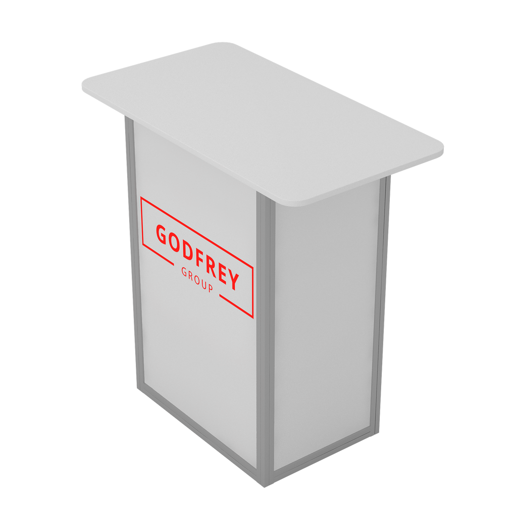 Greeting Counter With Locking Storage - Godfrey Group
