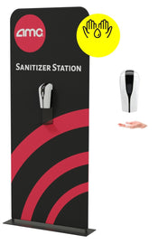 Hand Sanitizer Banner Stand - Godfrey Group