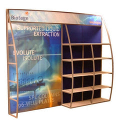 8' OutRigger Shelf Display, Side View