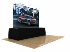 8'w Fabric Pop Up Display Package - full view