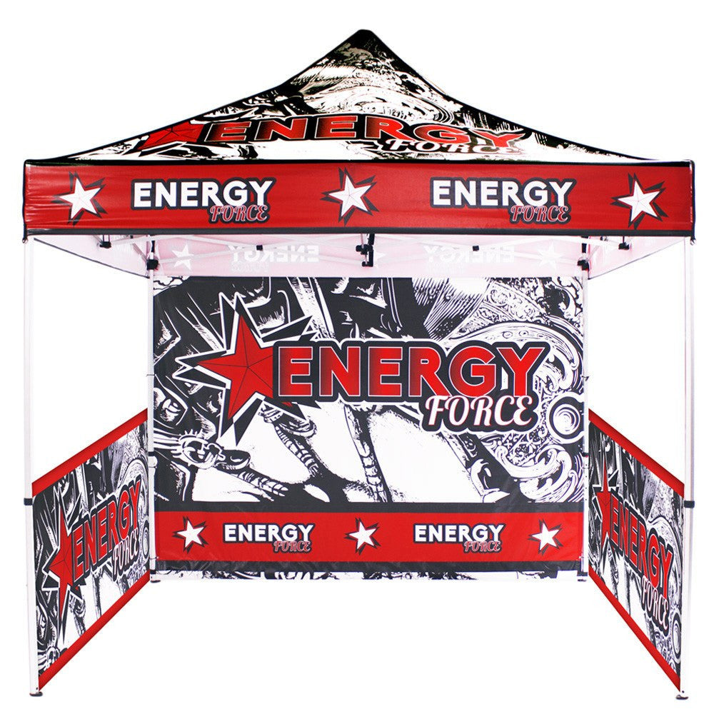 Printed Side and Backwall Options for 10' UV Printed Tent - Godfrey Group