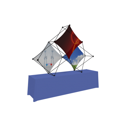 Pyramid Table Display Pyramid Tabletop Presentation Display – Godfrey Group