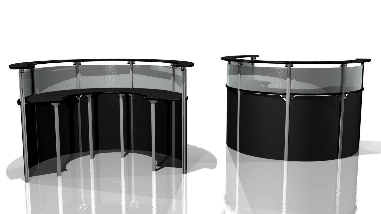 Modular Greating Counter Modular Curved Greeting Counters (5 Sizes) – Godfrey Group