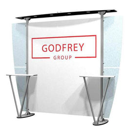 10' Hybrid Display With Downlighting in Canopy - Godfrey Group