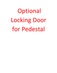 Locking door for pedestal - Godfrey Group