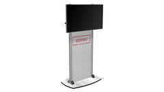 Monitor Stand With Graphic and Shelf for Video Player - Godfrey Group