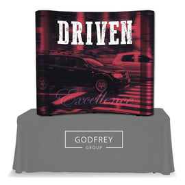 6' Curve Pop Up Table Top Package - Godfrey Group