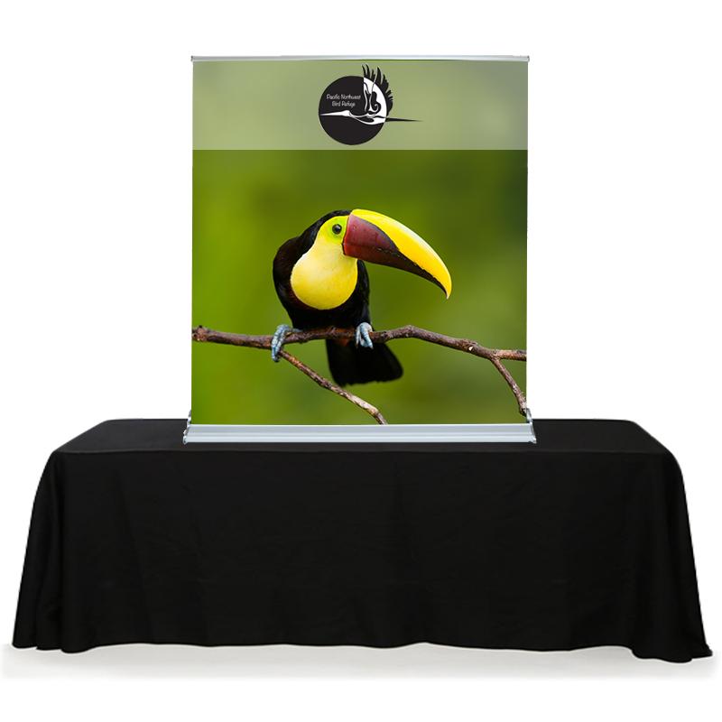 Table Top Retractable Displays In Four Sizes - Godfrey Group