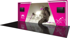 20' Tension Fabric Exhibit With Canopy Header - Godfrey Group