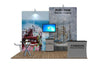 Tension Fabric Display With Dual Frames and Monitor Mount - Godfrey Group